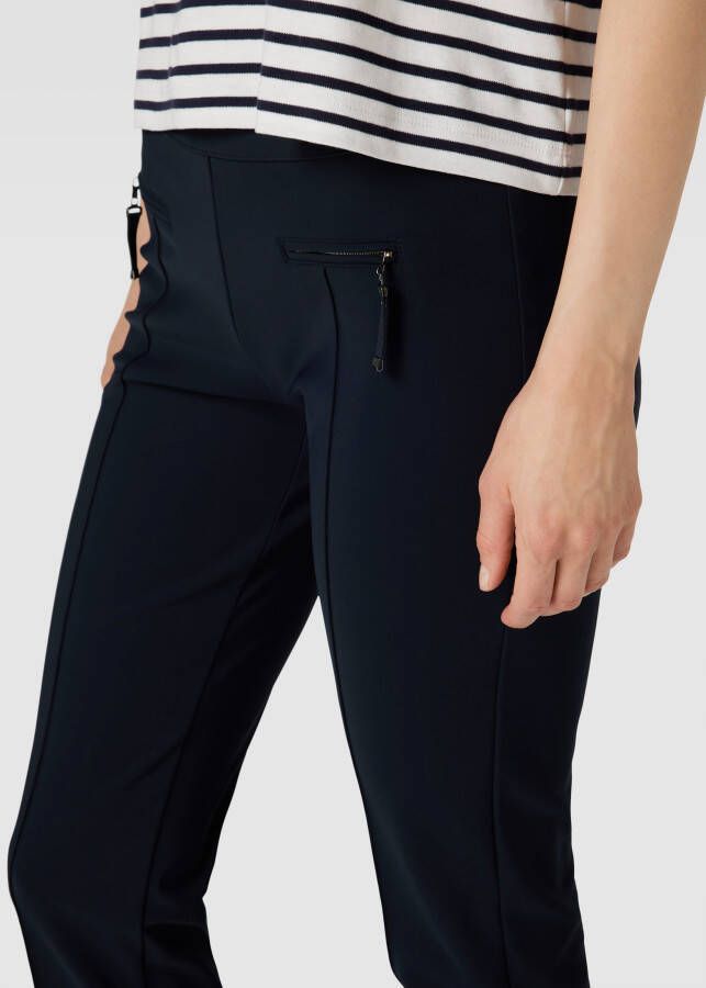 RAFFAELLO ROSSI Stretchbroek met ritszakken model 'OTTI'