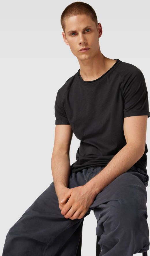 Redefined Rebel T-shirt met geribde ronde hals model 'KAS'