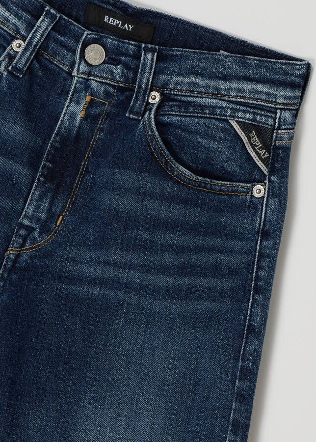 Replay Boyfriend fit jeans met stretch model 'Thad'
