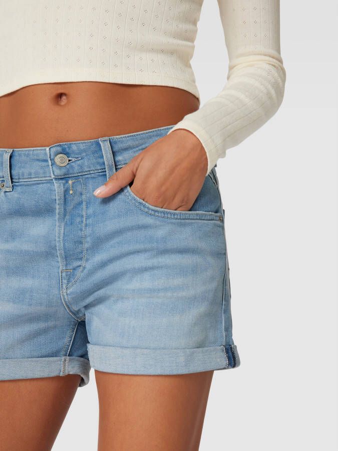 Replay Korte jeans met vaste omslag aan de pijpen model 'ANYTA'
