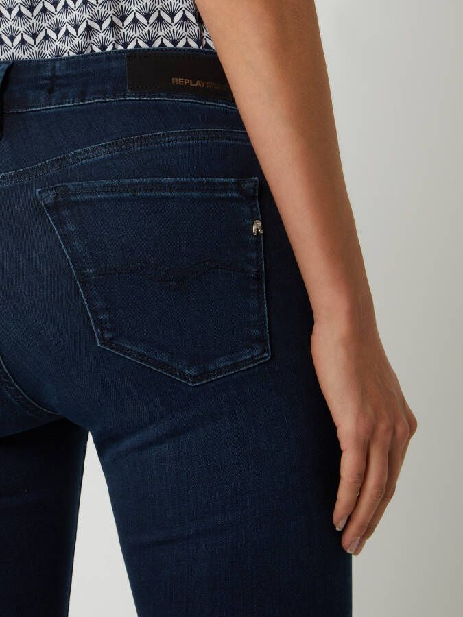 Replay Skinny fit jeans met stretch model 'Luzien' - Foto 2