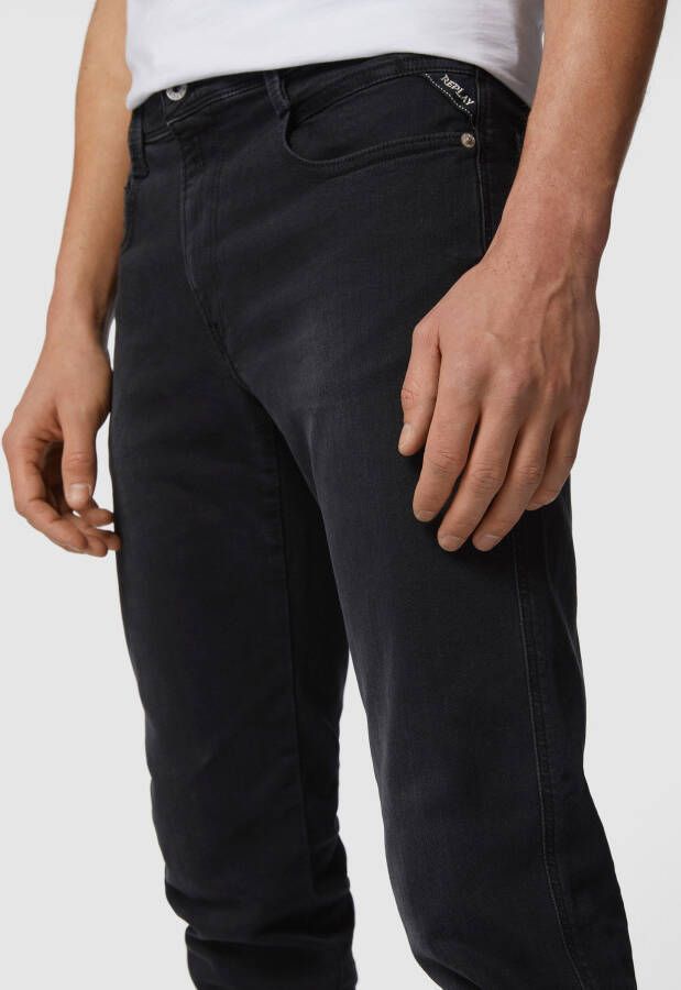 Replay Slim fit jeans met stretch model 'Anbass'