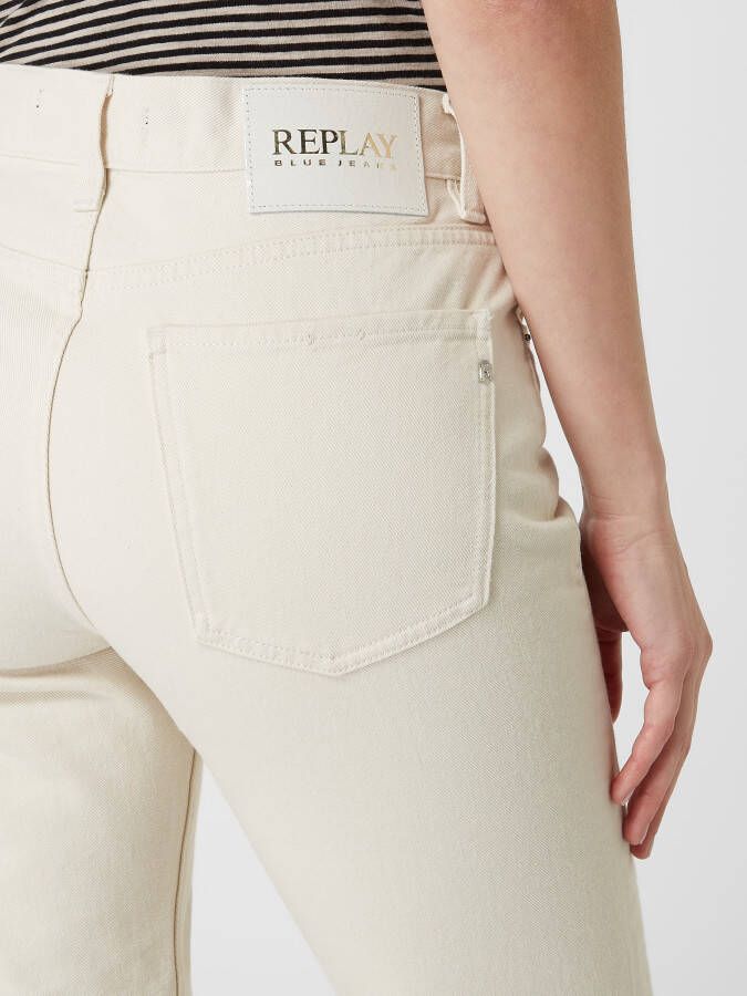 Replay Straight fit jeans van katoen model 'Maijke' - Foto 2