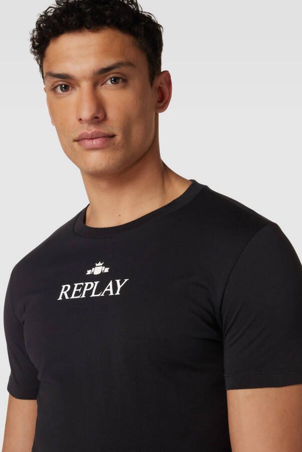 Replay T-shirt met logoprint