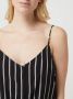 Review Korte top met strikdetail model 'VISC KNOT STRIPE' - Thumbnail 2