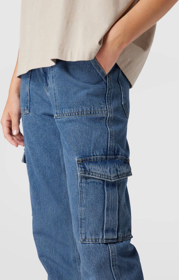 Review Relaxed fit jeans met cargozakken - Foto 2