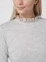 Rich & Royal Shirt met lange mouwen 2409 O Slub F LS met ruches aan de halslijn en manchetten - Thumbnail 2