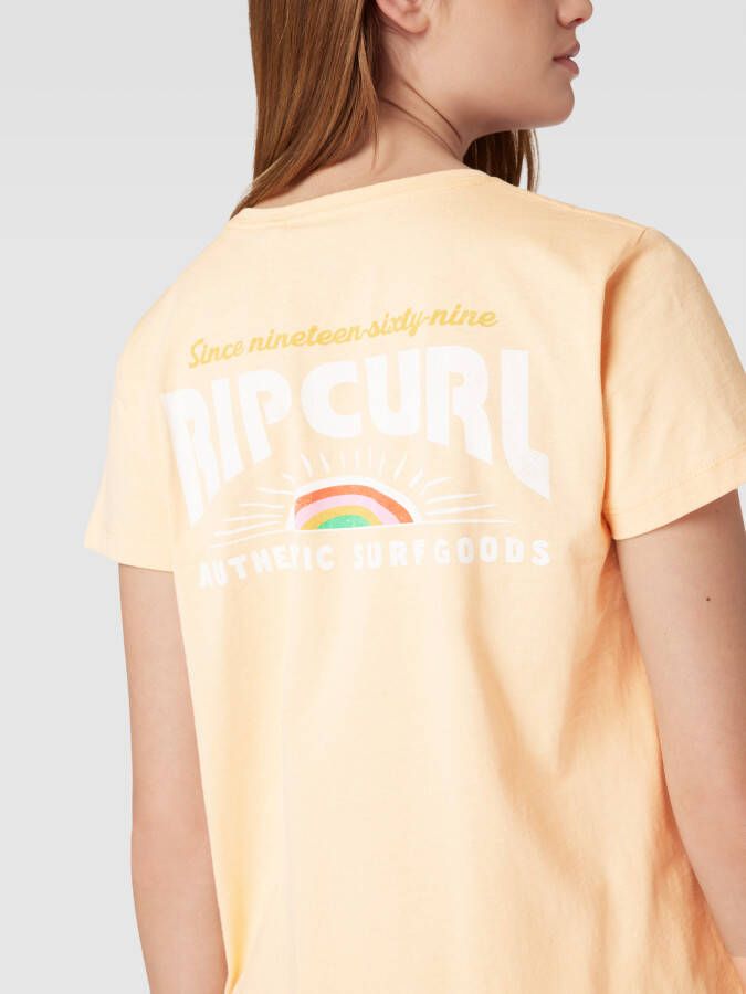 Rip Curl T-shirt met labelprints model 'DAYBREAK' - Foto 2