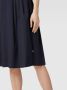 Vera Mont Jurk met korte mouwen en V-hals Blue Dames - Thumbnail 2