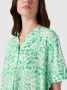 Saint Tropez geweven top Agnes met all over print groen ecru - Thumbnail 3