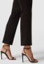 Saint Tropez Cropped Elastische Taille Broek Zwart Black Dames - Thumbnail 2