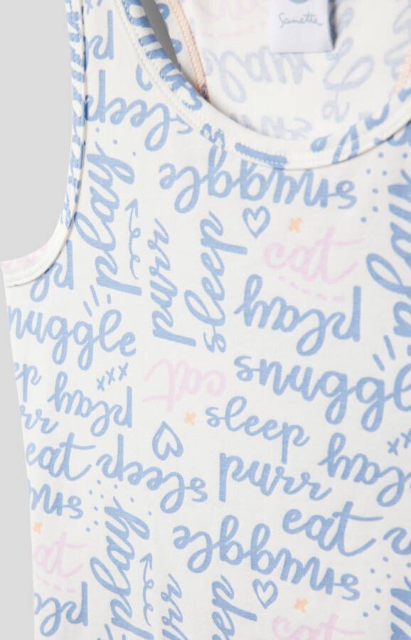Sanetta Onderhemd met all-over motief