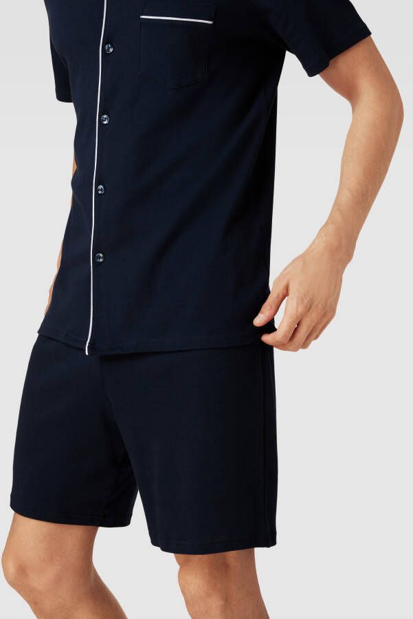 Schiesser Pyjama met contraststrepen - Foto 2