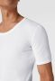 Schiesser T-shirt met geribde ronde hals - Thumbnail 2