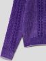 SCOTCH & SODA Meisjes Truien & Vesten Chenille Cable Knit Pullover Paars - Thumbnail 2