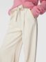 Scotch & Soda high waist wide leg jeans The Shore wide denim chino — Life Cycle ecru - Thumbnail 3