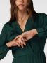 Scotch & Soda Groene Maxi Jurk Long Sleeved Pleated Maxi Dress - Thumbnail 6