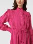 Scotch & Soda Roze Mini Jurk Mini Shirt Dress With Lace Detail In Organic Cotton - Thumbnail 7