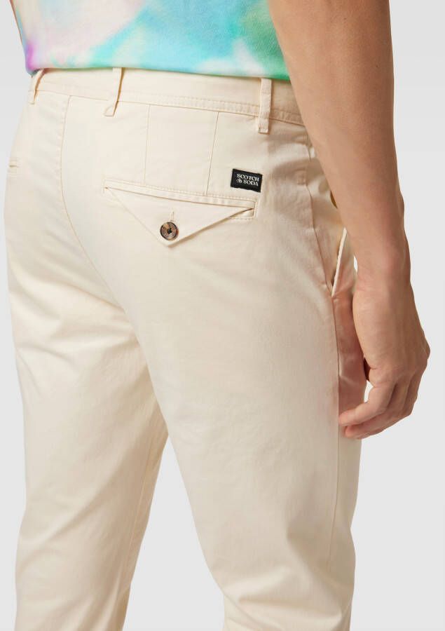 Scotch & Soda Stoffen broek met Franse steekzakken - Foto 2