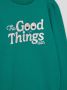 Scotch & Soda Sweatshirt met statementstitching model 'Pleated sleeve detail' - Thumbnail 4