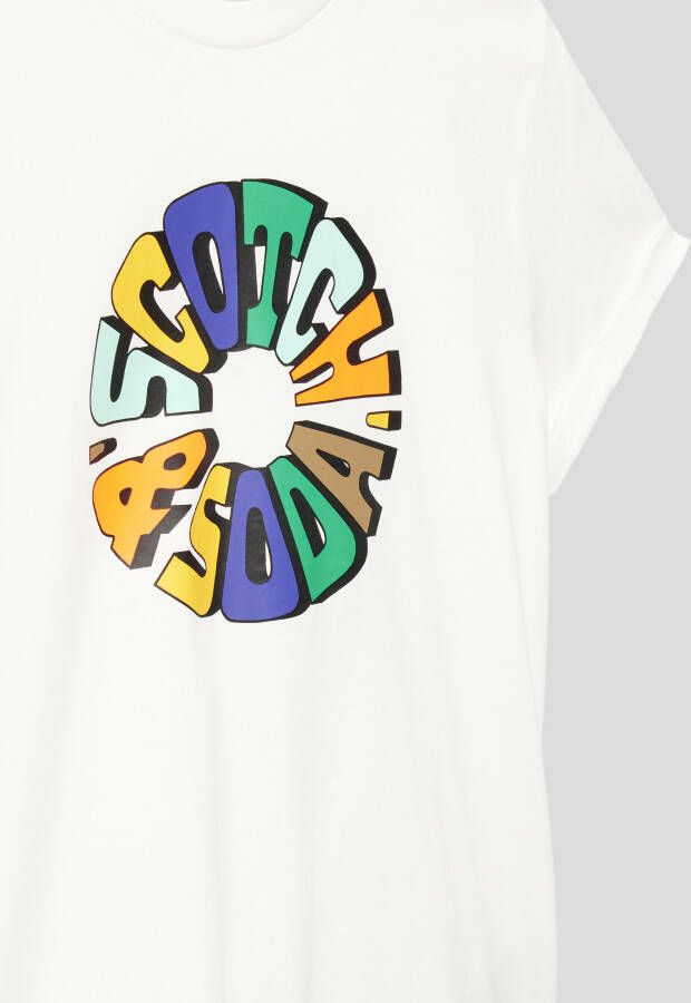Scotch & Soda T-shirt met labelprint model 'Skate'
