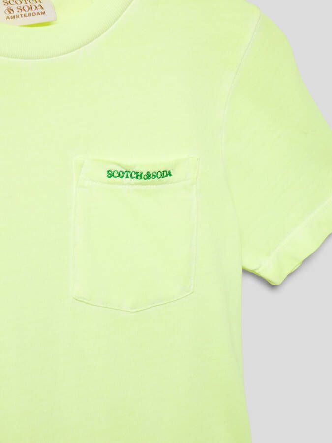 Scotch & Soda T-shirt met logostitching