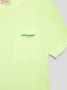 SCOTCH & SODA Jongens Polo's & T-shirts Short Sleeved Chest Pocket T-shirt Geel - Thumbnail 3