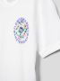 SCOTCH & SODA Meisjes Tops & T-shirts Slim Fit Flower Embroidery Wit - Thumbnail 2