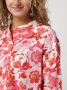 Seidensticker Klassieke blouse Zwarte roos Lange mouwen ronde hals in bloemmotief - Thumbnail 5