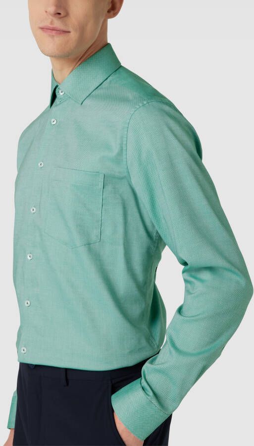 SEIDENSTICKER REGULAR FIT Regular fit zakelijk overhemd met all-over motief