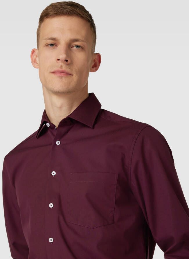 SEIDENSTICKER REGULAR FIT Regular fit zakelijk overhemd met kentkraag