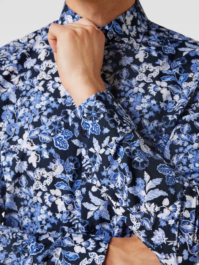 seidensticker Slim fit zakelijk overhemd met bloemenmotief model 'New Kent'