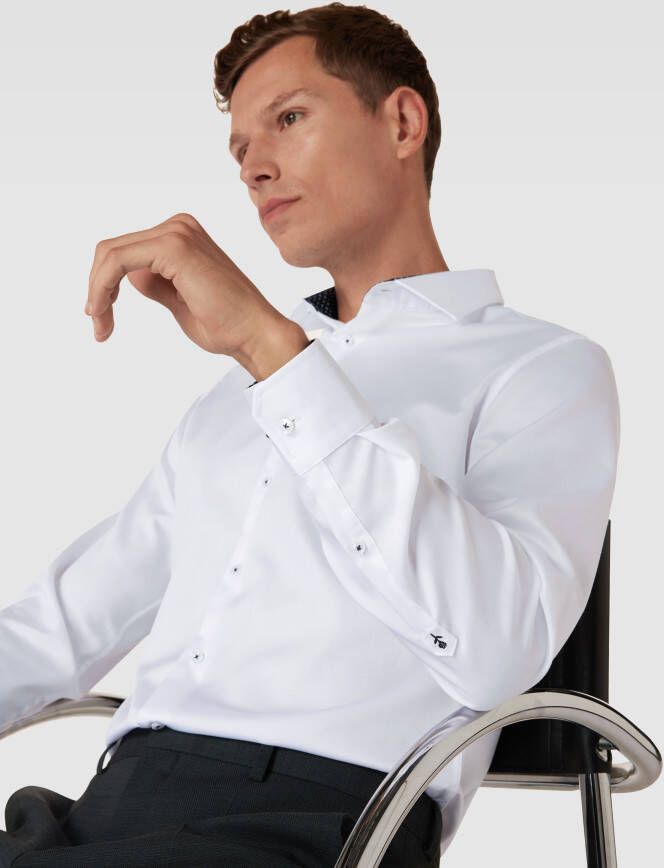 Seidensticker Shirt met lange mouwen en logoprint model 'Linked' - Foto 2