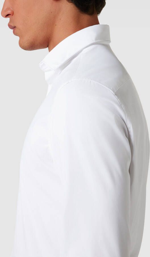 seidensticker Slim fit zakelijk overhemd met sportmanchetten