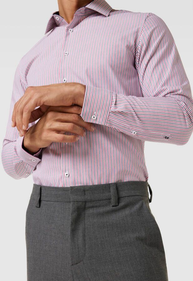 seidensticker Slim fit zakelijk overhemd met streepmotief