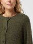 SELECTED FEMME Dames Truien & Vesten Slflulu Ls Knit Short Cardigan Donkergroen - Thumbnail 3
