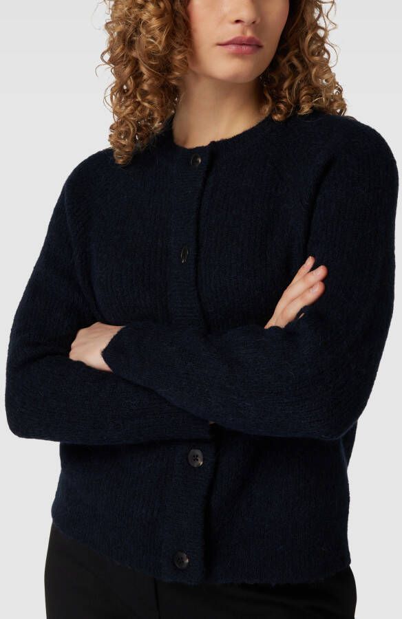 Selected Femme Gebreid jack met knoopsluiting model 'LULU'