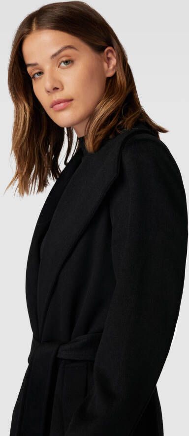 Selected Femme Lange jas met strikceintuur model 'ROSA' - Foto 2
