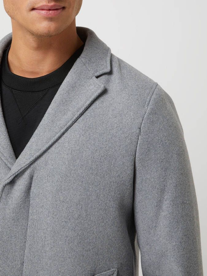Selected Homme Lange jas met reverskraag model 'Hagen'