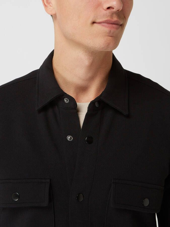 Selected Homme Overhemdjack van sweatstof model 'Jackie'