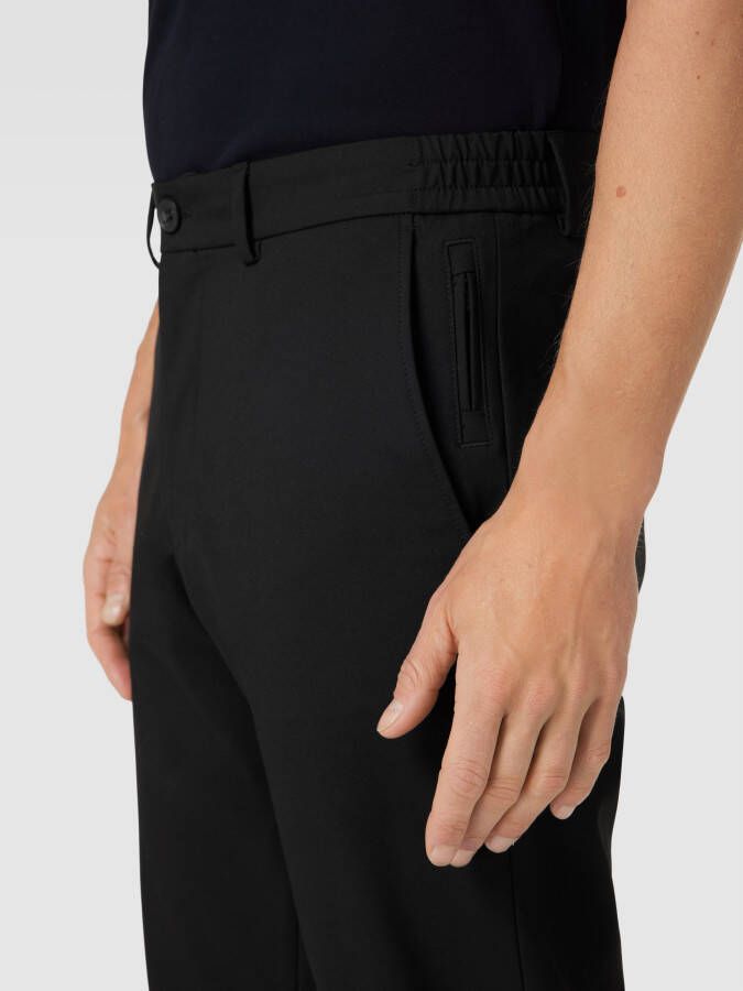 Selected Homme Slim fit chino met viscose model 'Dave' - Foto 2