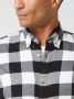 SELECTED HOMME Heren Overhemden Slimflannel Shirt Ls W Naw Zwart - Thumbnail 6
