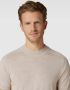 SELECTED HOMME Heren Polo's & T-shirts Slhtown Ss Knit Mock Neck B Beige - Thumbnail 6