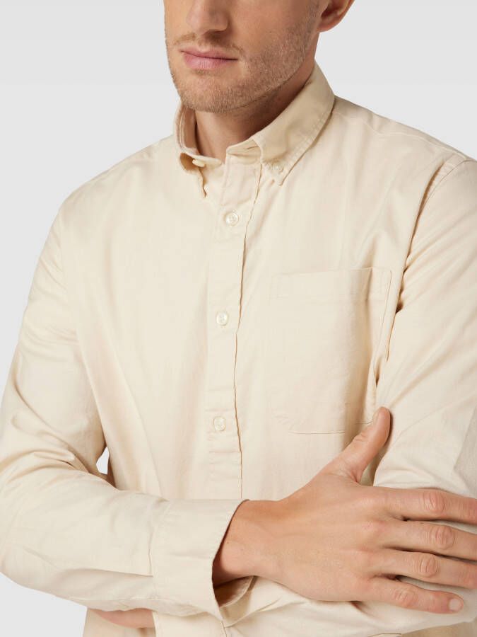 Selected Homme Vrijetijdsoverhemd met button-downkraag en effen design