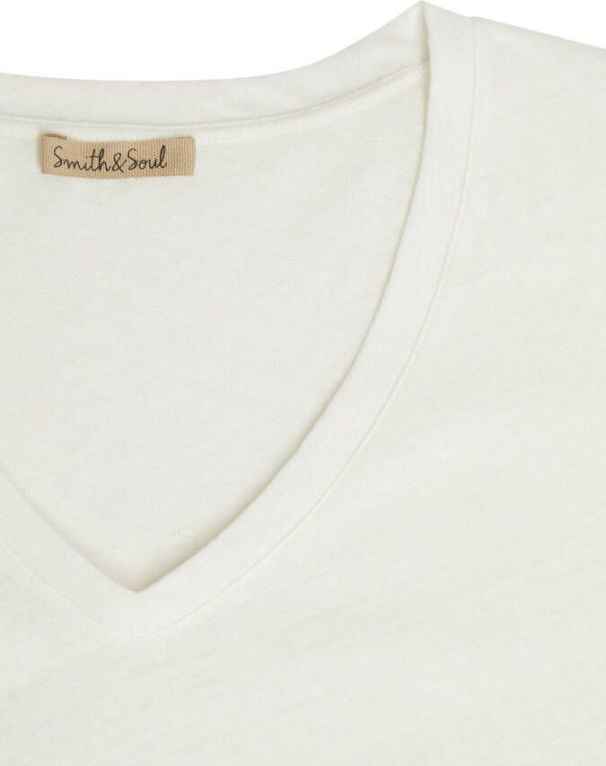 Smith and Soul Shirt van katoen-linnenmix