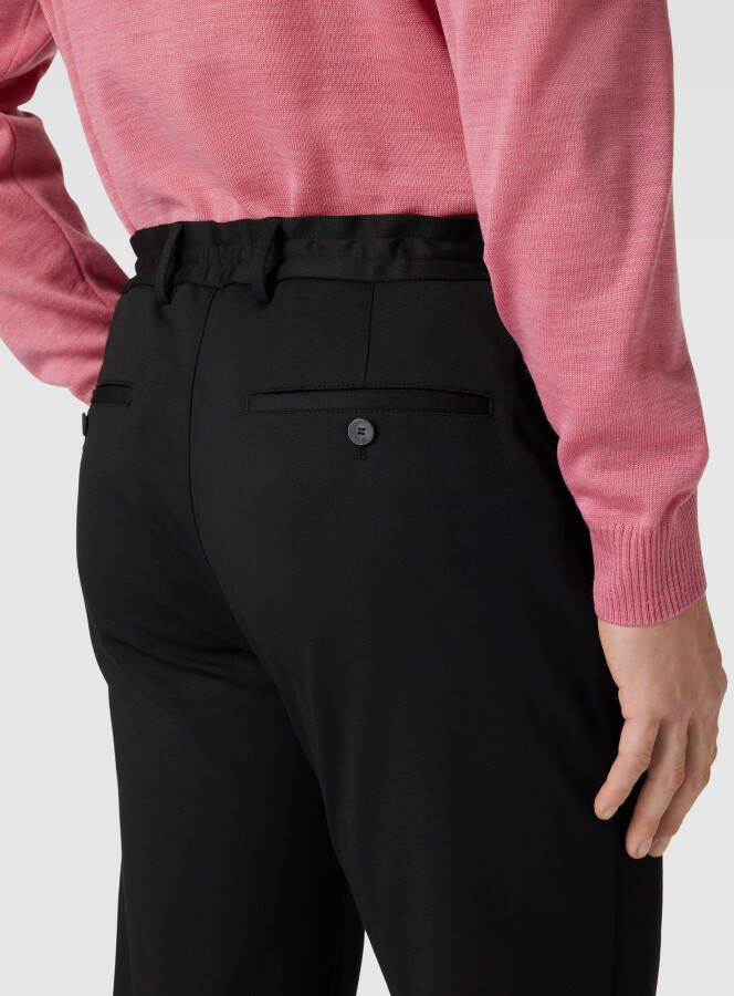 S.Oliver BLACK LABEL Slim fit joggingbroek van elastische jersey model 'S.O JOGG' - Foto 2