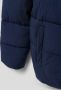 S.Oliver gestreepte gewatteerde winterjas donkerblauw blauw Jongens Polyester Capuchon 152 - Thumbnail 2