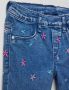 S.Oliver gebloemde flared jeans blauw Jongens Polyester Bloemen 104 - Thumbnail 4