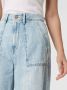 S.Oliver cropped high waist loose fit jeans light blue denim - Thumbnail 4