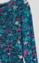 S.Oliver gebloemde A-lijn jurk blauw Meisjes Polyester Ronde hals Bloemen 104 - Thumbnail 3